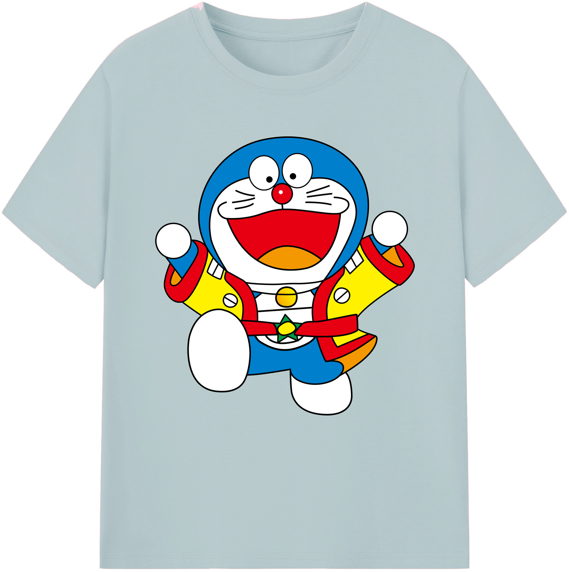 （画像用） ドラえもん Doraemon 綿100％半袖Tシャツ（フロントプリント）